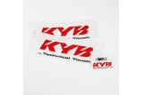 KYB FORK STICKER SET RED