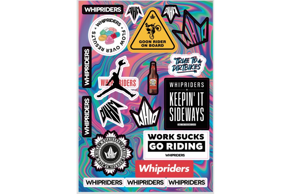 DECAL LOGO WHIPRIDERS SHEET