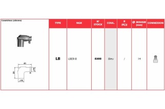 Anti-parasite NGK Bleu - LBER-B