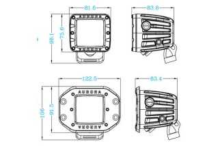 2" Barre LED Flood INFRAROUGE