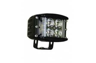 2" Phare LED carré flood 8,5cm - 3200 Lumen - Portée: 450m