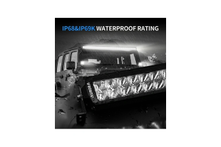 Barre LED 10" hybride 9520 lm – Faisceau large & longue portée