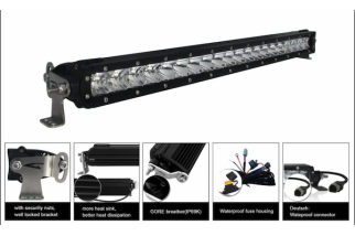 20" Barre LED flood - 1 Rangée de LED 11880 Lumen - 55,5CM