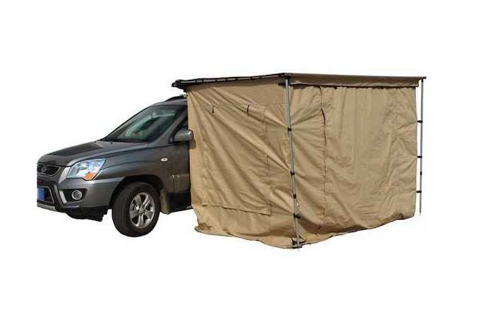 Annexe sous auvent grise 200x250x190cm - Achat en ligne