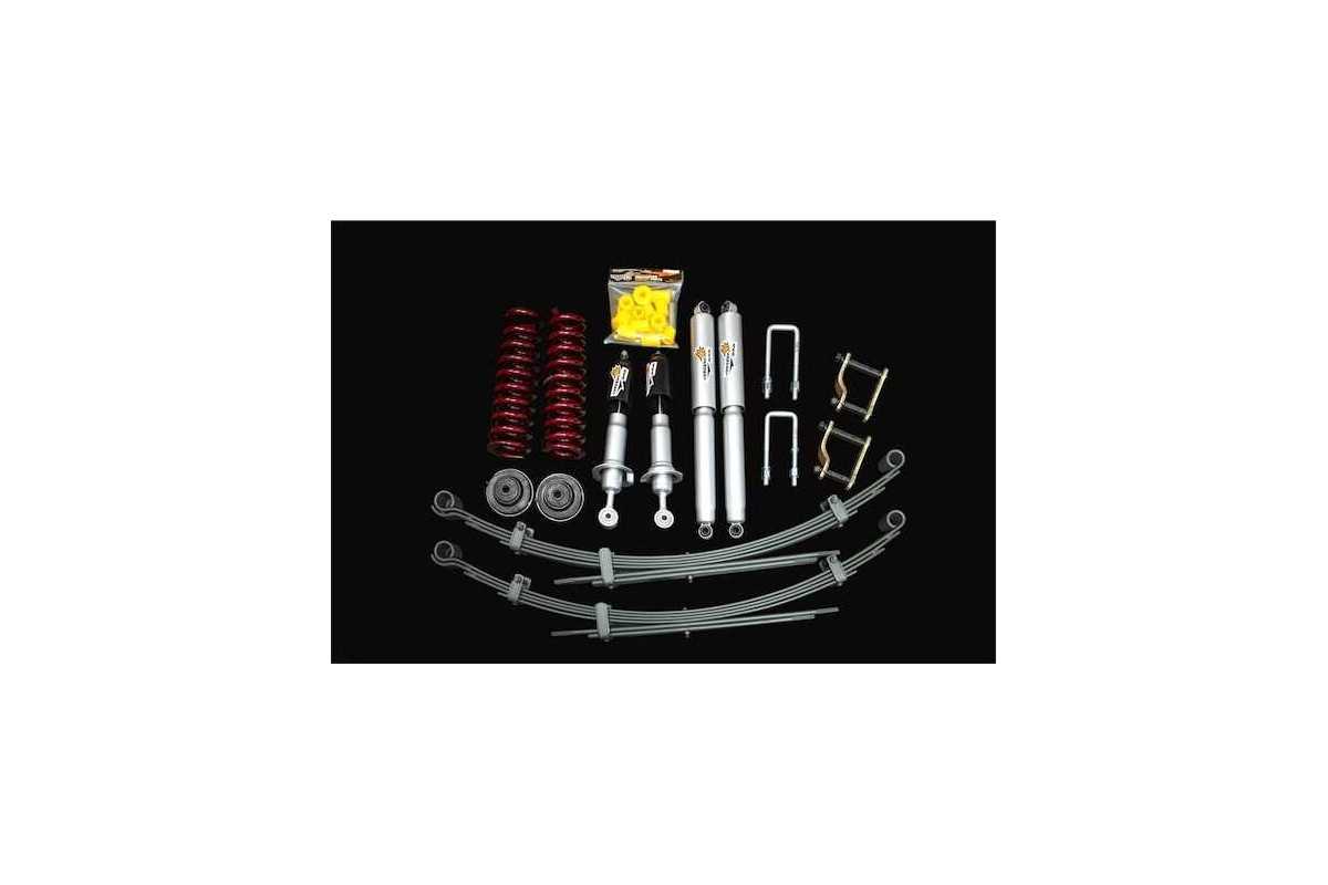 Kit Suspension Rehausse env. 5 cm - Isuzu D-Max N60 - Charge +60kg/+250kg