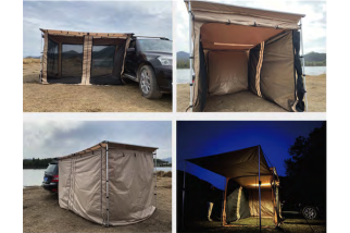 J&Max by Annexe pour auvent AT250200 - Couleur sable - Achat en ligne