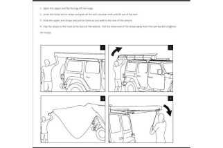 J&Max by Auvent 270°C Autoportant Couleur Sable - Côté gauche - Achat en ligne