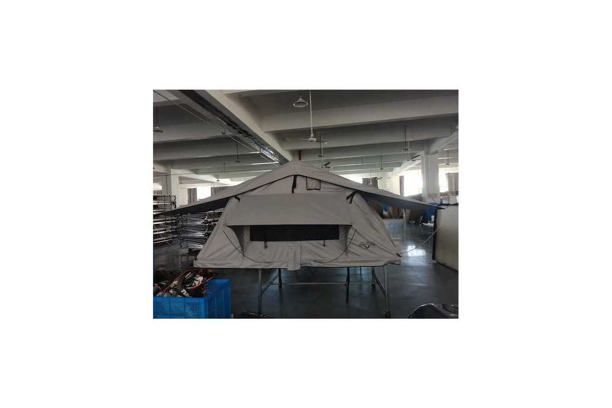 J&Max by EASY - Tente de toit portefeuille grise - 2 personnes - Achat en ligne