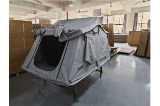 J&Max by EASY - Tente de toit portefeuille grise - 2 personnes - Achat en ligne