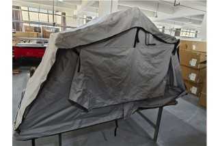 J&Max by EASY - Tente de toit portefeuille grise - 2 personnes - Achat en ligne