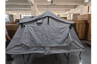 J&Max by EASY - Tente de toit portefeuille grise - 2 personnes - Achat en ligne