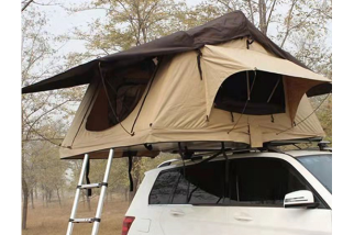 J&Max by EASY - Tente de toit portefeuille couleur sable - 2 personnes - Achat en ligne