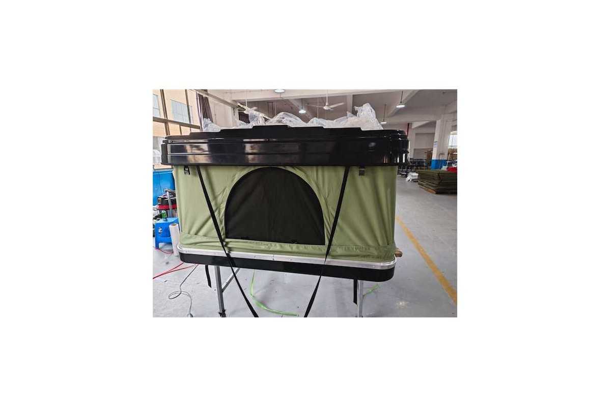 J&Max by JUNGLE - Tente de toit coque rigide en ABS- ouverture popup vertical et tissu couleur vert - 2/3 personnes | Achat