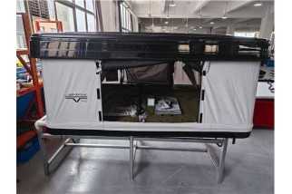 J&Max by JUNGLE - Tente de toit coque rigide en ABS- ouverture popup vertical et tissu couleur gris clair - 2/3 person | Achat