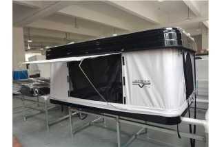 J&Max by JUNGLE - Tente de toit coque rigide en ABS- ouverture popup vertical et tissu couleur gris clair - 2/3 person | Achat