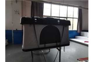 J&Max by JUNGLE - Tente de toit coque rigide en ABS- ouverture popup vertical et tissu couleur gris clair - 2/3 person | Achat