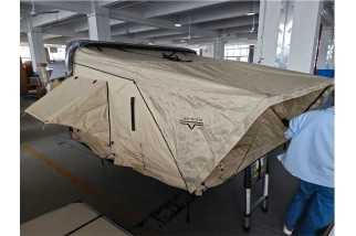 J&Max by SAHARA - Tente de toit Hybride avec coque ABS couleur sable - 3/4 personnes - Achat en ligne