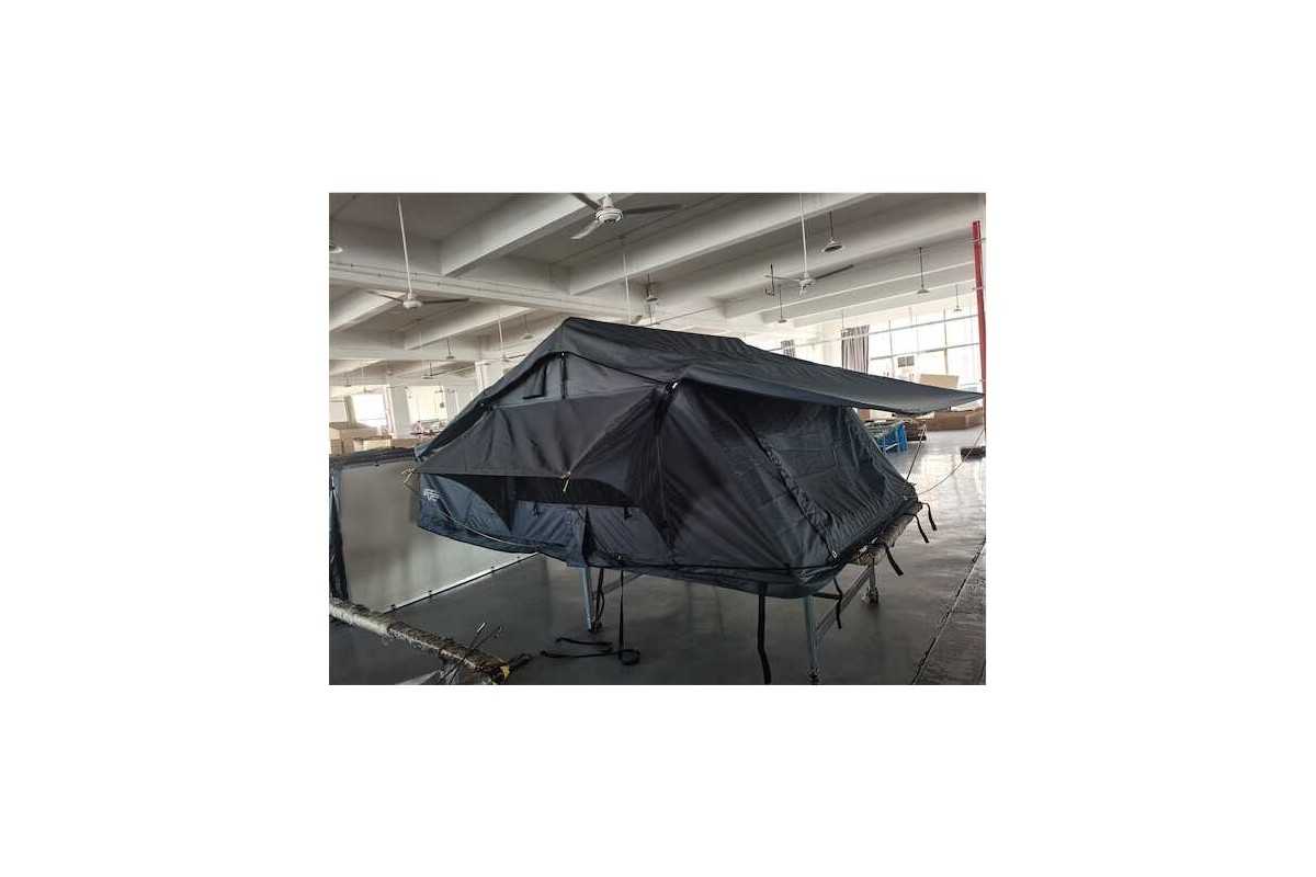 J&Max by SUNSET - Tente de toit portefeuille couleur grise - 3/4personnes - Achat en ligne