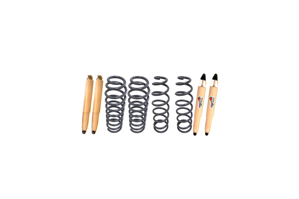 Kit Suspension Rehausse env. 7 cm - Jeep JK Court Essence 2007+ - Charge +45kg/+100kg