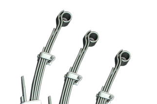 Paquet de lames renforcé Rehausse +5 à 7cm - +250kg - Arrière - Toyota Hilux IFS 08/1988-03/2005