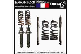 Kit Suspension Rehausse +5cm - Mitsubishi Pajero Long Diesel 2000+ - Charge +65kg/+100kg