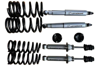 Kit Suspension Rehausse +5cm - Mitsubishi Pajero Court Essence 2000+ - Charge +45kg/+150kg