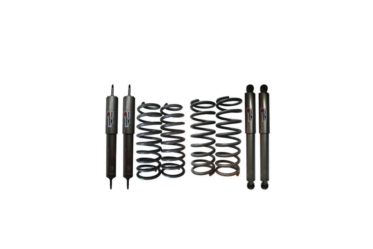 Kit Suspension Rehausse env. 5 cm - Nissan Pathfinder R51 - Charge +70kg/+150kg