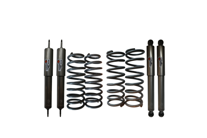 Kit Suspension Rehausse env. 7 cm - Nissan Patrol Y61 long - Charge +100kg/+200kg - Hydraulique