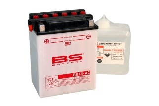 Batterie BS BATTERY Haute-performance avec pack acide - BB14A-A2