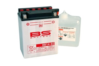 Batterie BS BATTERY Haute-performance avec pack acide - BB14-B2