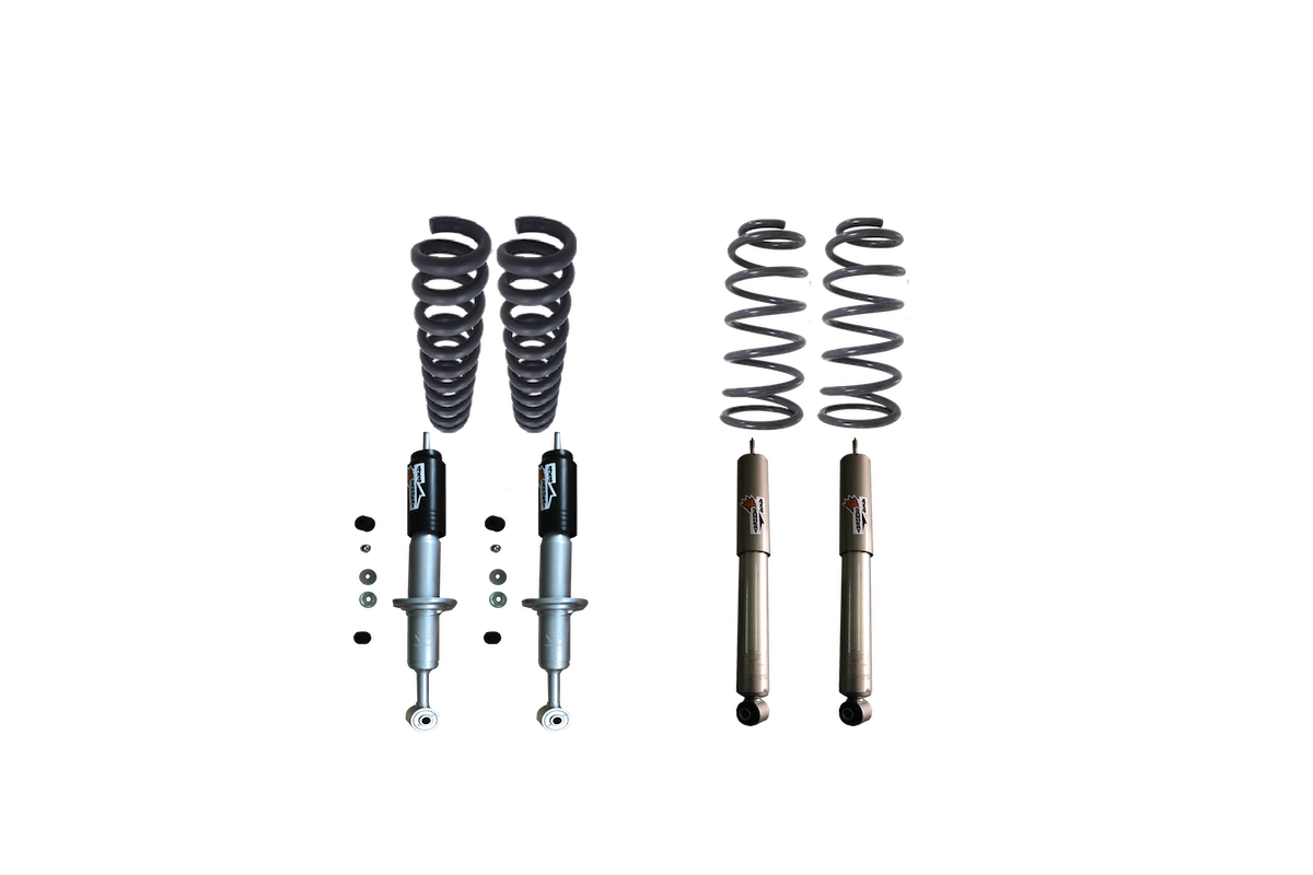 Kit Suspension Rehausse env. 5 cm - Toyota Prado 120 long - Charge +55kg/+100kg