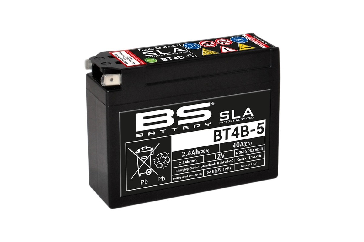 Batterie BS BATTERY SLA sans entretien activé usine - BT4B-5