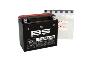 Batterie BS BATTERY sans entretien avec pack acide - BTX20HL-BS