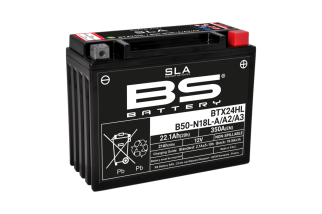 Batterie BS BATTERY SLA sans entretien activé usine - BTX24HL/B50-N18L-A/A2/A3