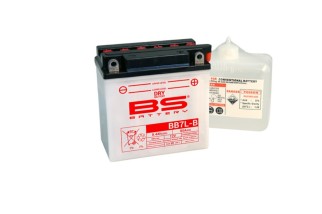 Batterie BS BATTERY Haute-performance avec pack acide - BB7L-B2