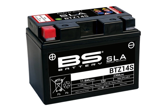 Batterie BS BATTERY SLA sans entretien activé usine - BTZ14S