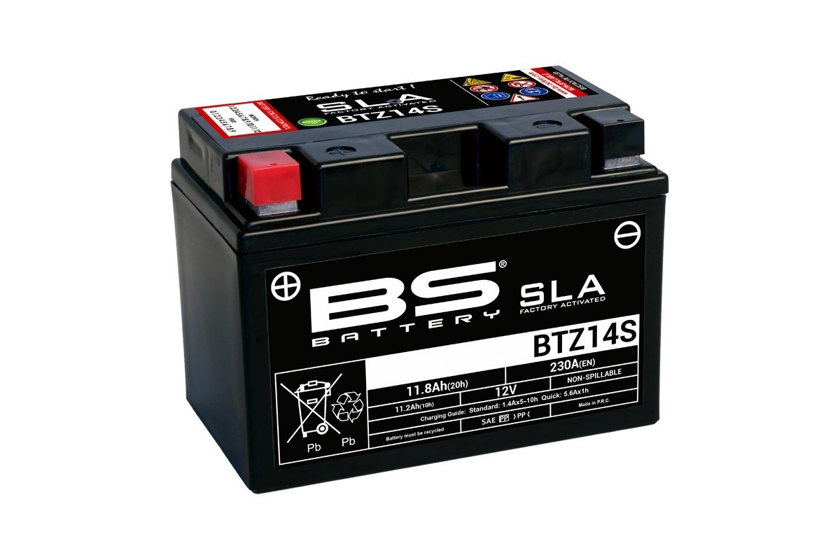 Batterie BS BATTERY SLA sans entretien activé usine - BTZ14S