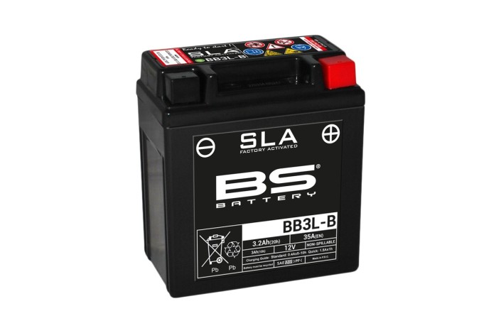 Batterie BS BATTERY SLA sans entretien activé usine - BB3L-B