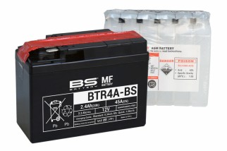 Batterie BS BATTERY sans entretien avec pack acide - BTR4A-BS