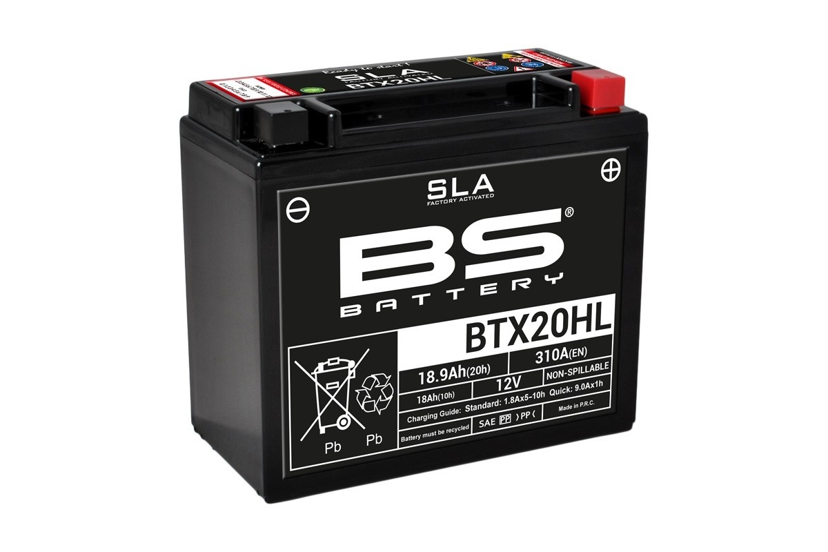 Batterie BS BATTERY SLA sans entretien activé usine - BTX20HL