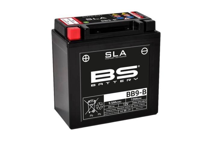 Batterie BS BATTERY SLA sans entretien activé usine - BB9-B