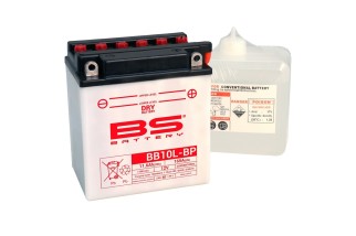 Batterie BS BATTERY Haute-performance avec pack acide - BB10L-BP