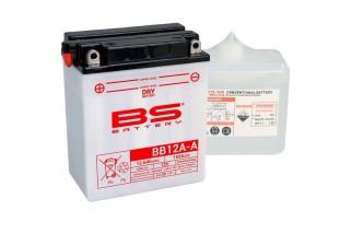 Batterie BS BATTERY Haute-performance avec pack acide - BB12A-A