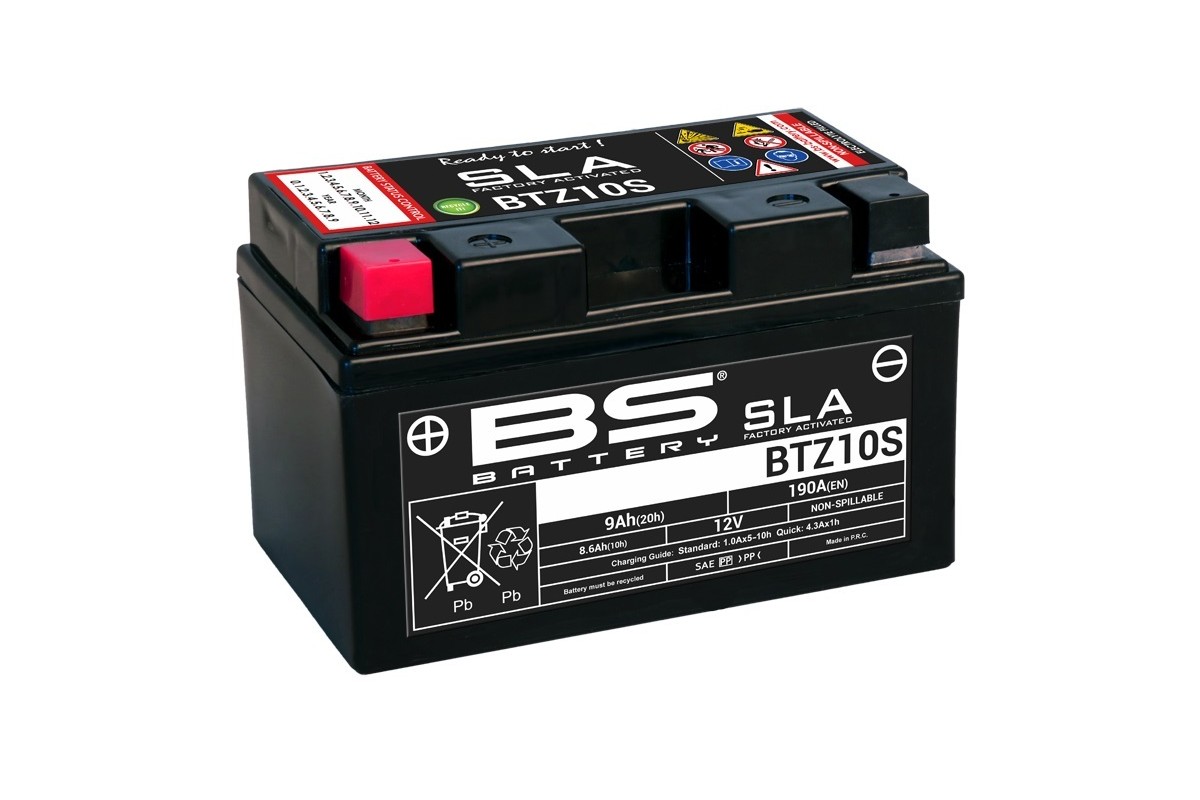 Batterie BS BATTERY SLA sans entretien activé usine - BTZ10S