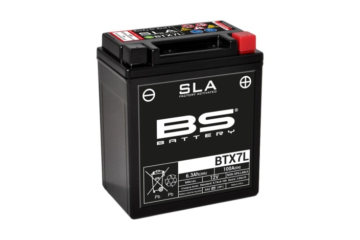 Batterie BS BATTERY SLA sans entretien activé usine - BTX7L