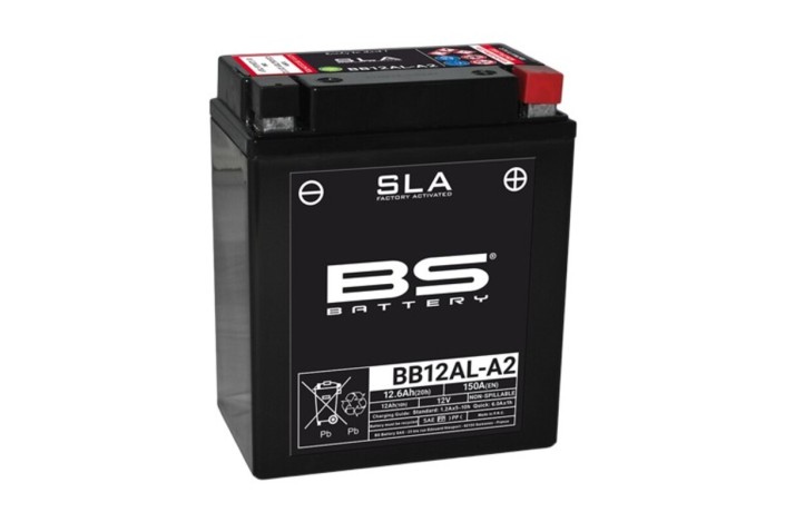 Batterie BS BATTERY SLA sans entretien activé usine - BB12AL-A2