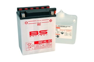 Batterie BS BATTERY Haute-performance avec pack acide - BB14L-B2