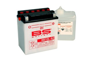 Batterie BS BATTERY Haute-performance avec pack acide - BB10L-A2