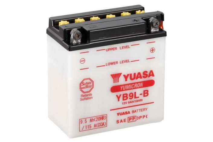 Batterie YUASA conventionnelle sans pack acide - YB9L-B