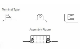 Batterie YUASA sans entretien avec pack acide - YTX16-BS-1